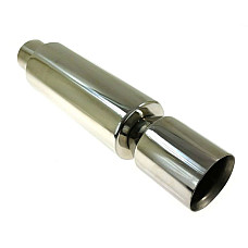 Amortizor zgomot sport Exhaust rear silencer SPORT stainless steel number of tips: 1 fitting diameter: 76mm TURBOWORKS TW-TL-050