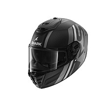 Cati integrale Casca casca cu fata intreaga SHARK SPARTAN RS CARBON SHAWN MAT culoare carbon/gri/matt/negru marime L SHARK HE8156E-DSA-L