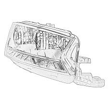 Far Lampa frontala Dreapta SKODA FABIA III OE SKODA 6V1 941 016D