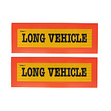 Autocolant de avertizare Informative sticker LONG VEHICLE 2pcs 565cm x 20cm CARGOPARTS CARGO-T151