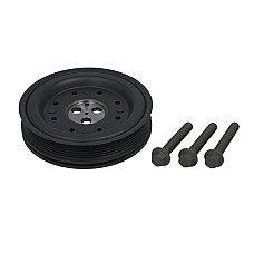 Fulie curea, arbore cotit Crankshaft pulley with bolts FORD MONDEO III TRANSIT 2.0D/2.2D 08.00-03.07 SWAG SW50933673
