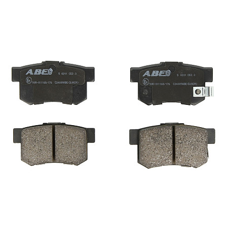 Set placute de frana Spate ACURA MDX RL RSX TL HONDA ACCORD VI ACCORD VII ACCORD VIII CIVIC III CIVIC IV CIVIC IX CIVIC VII CROSSTOUR I CR-V II CR-V V CR-Z 1.5-3.5 03.86- ABE C24009ABE