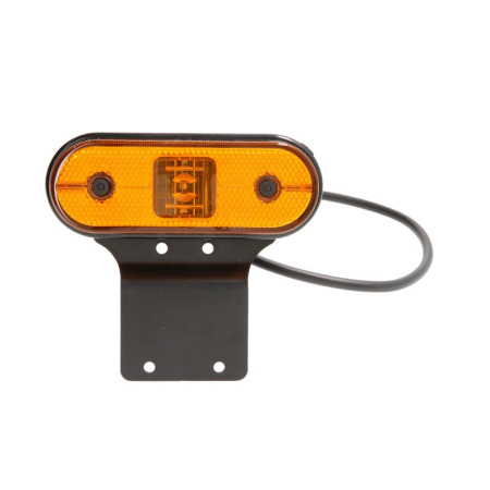 Lampa gabarit Outline marker lights L/R UNIPOINT I orange LED height 44mm width 119mm depth 18mm hang hose length 500 with hanger 24V with straight hanger UNIPOINT I ASPOCK A31-2064-417