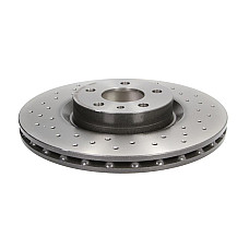 Disc frana Brake disc BREMBO Xtra 1pcs Drilled front  L/R outer diameter 284 mm thickness 22 mm ALFA ROMEO 147 156 GT GTV SPIDER FIAT DOBLO DOBLO CARGO FIORINO 1.3D-3.0 12.88- BREMBO 09.4939.2X