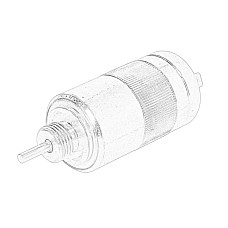 Bobina de separare combustibilului Fuel cut-off coil 12V  JCB 400 700 FASTRAC 1000-6T-QSB6.7  BOBCAT CLASS HYUNDAI JCB KOMATSU MASSEY FERGUSON PERKINS 185206085