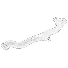 Cuplaj conducta lichid racire Cooling system pipe LEXUS IS II TOYOTA AURIS AVENSIS COROLLA COROLLA VERSO RAV 4 III RAV 4 IV VERSO 2.0D/2.2D 07.05- OE TOYOTA 16278-0R010