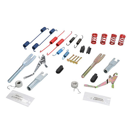 Set accesorii, sabot de frana Set de montaj pantofi de frana Set complet CHRYSLER VOYAGER III VOYAGER IV DODGE CARAVAN GRAND PLYMOUTH VOYAGER 2.0-3.8 01.95- BBP 2301BBP