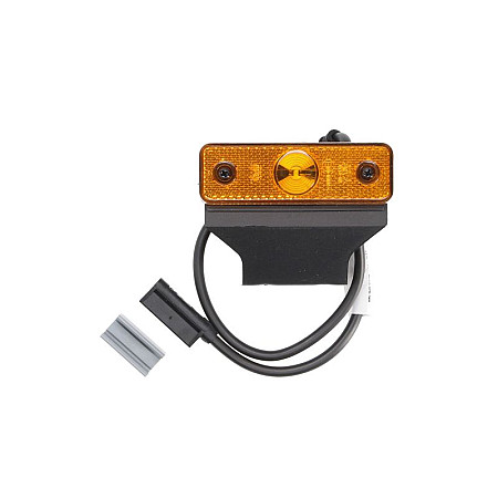 Lampa gabarit Outline marker lights L/R FLATPOINT I orange LED height 31mm width 96mm hang hose length 500 with hanger 24V with angular hanger FLATPOINT I ASPOCK A31-2264-014
