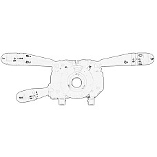Comutator coloana directie Comutator combinat sub volan Indicatorii control de croaziera lumini stergatoare IVECO DAILY OE IVECO 5801320118