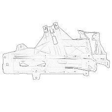 Corp ax Frame elements BMW 5 F10 5 F11 2.0-4.4 06.09-02.17 OE BMW 51 64 7 200 794