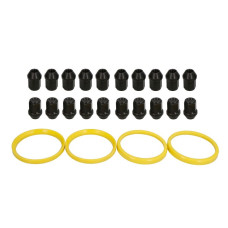 Trusa de montare a jantei de aliaj Fitting kit N 76x661 BLACK N M12x125 K19 CLOSED 1 kit / 4 wheels - B/N qty 20 MAK MAK 8000000209