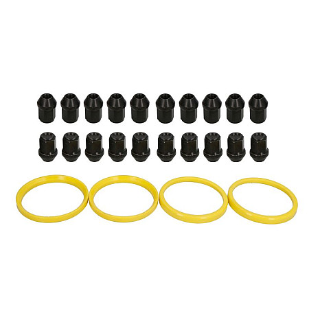 Trusa de montare a jantei de aliaj Fitting kit N 76x661 BLACK N M12x125 K19 CLOSED 1 kit / 4 wheels - B/N qty 20 MAK MAK 8000000209