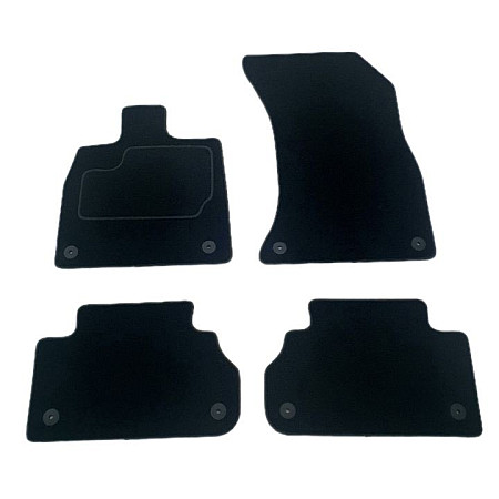 Covoras podea textil Floor mats Velours 4 pcs front/rear set colour neagra AUDI Q5 06.16- SUV MAMMOOTH MMT A041 AUD232 PRM 01
