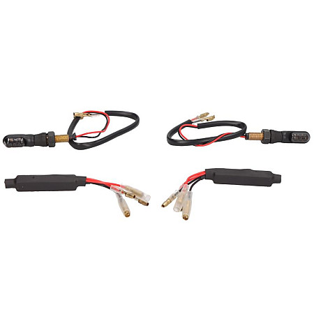 Lumina semnalizare Indicator front/rear L/R lED indicators a set of 2 indicators indicator colour: neagra ATOM 24W OXFORD EL350