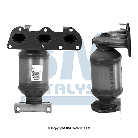 Catalizator EURO 3 FORD FIESTA V SEAT IBIZA III SKODA FABIA I VW POLO 1.2/1.4 10.01-11.09 BM CATALYSTS BM91323H
