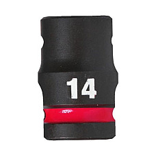 "Tubulare si accesorii Socket impact Hexagonal 1/2"" metric size: 14 mm finish: neagra" MILWAUKEE 4932480308