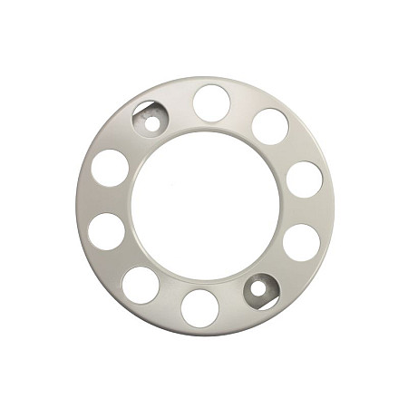 Capac roata Wheel cap front material: steel grey number of holes: 10 Empty MAN E2000 MERCEDES ACTROS ACTROS MP2 / MP3 ACTROS MP4 / MP5 ANTOS AROCS ATEGO ATEGO 2 AXOR AXOR 2 ECONIC CLAMP CL10HOLE GREY