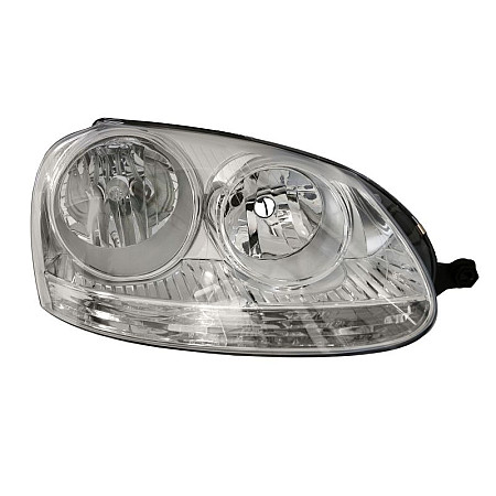 Far Lampa frontala Dreapta H7/H7 electric cu motor culoare insert: cromat VW GOLF V JETTA III TYC TYC 20-0317-25-2