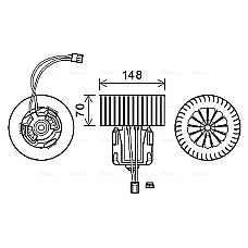 Electromotor, ventilatie interioara Suflanta de aer BMW 5 F10 5 F11 5 GRAN TURISMO F07 6 F12 6 F13 6 GRAN COUPE F06 7 F01 F02 F03 F04 ROLLS-ROYCE DAWN GHOST I WRAITH 1.6-6.6 02.08- AVA COOLING BW8540 AVA