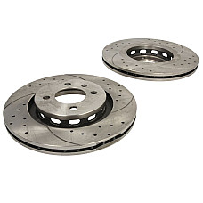 Disc frana de performanta High-efficiency brake disc SPEEDMAX Ventilated Cut-Drilled front  L/R outer diameter 280 mm thickness 22 mm 2pcs SEAT CORDOBA CORDOBA VARIO IBIZA II 1.8/1.9D/2.0 08.88-11.09 SPEEDMAX 5201-01-0706PTUOTUV