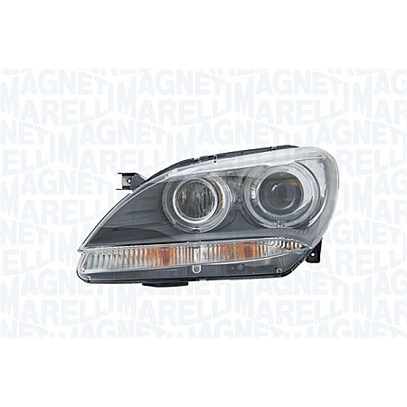 Far Lampa frontala Stanga bi-xenon D1S/H3/LED automat bec culoare semnalizator: portocaliu BMW 6 F12 6 F13 6 GRAN COUPE F06 MAGNETI MARELLI 711451000656