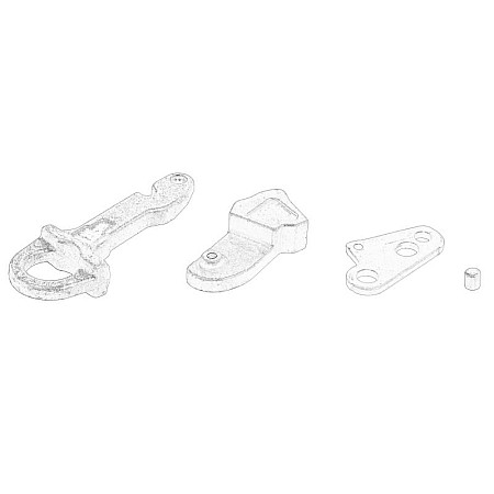 Cirlig ridicare TUZ other suspension elements CHALLENGER MT 525D MT 535D MT 545D MT 425 B MT 445 B MT 455 B MT 475 B MT 525 B MT 545 B MASSEY FERGUSON 5425 5435 5445 5450 5455 5460 5465 OE AGCO 3903957M91-MF