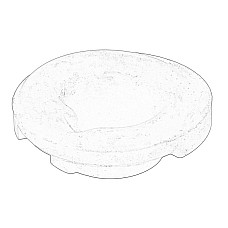 Tampon cauciuc, suspensie Coil spring washer rear bottom VW TRANSPORTER V 04.03-08.15 OE VW 7E0 511 150B