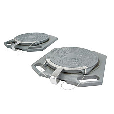 Taler rotativ, aparat reglat directie Dispozitiv de transformare Placa turnanta 2buc 2 bucati in pachet EVERT EVERTTURNTABLE-400-CI