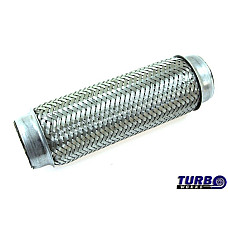 Toba esapament Connecting pipe stainless steel Connector length: 10'' 25.5cm inner diameter: 3'' 7.62cm Exhaust flexible connector 3x10'' TURBOWORKS TW-TL-210