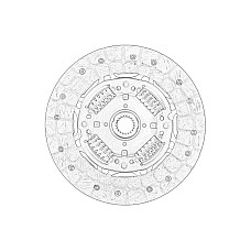 Disc ambreiaj Clutch disc/plate 215mm TOYOTA AURIS AVENSIS COROLLA VERSO 1.6/1.8 11.06- OE TOYOTA 31250-05141