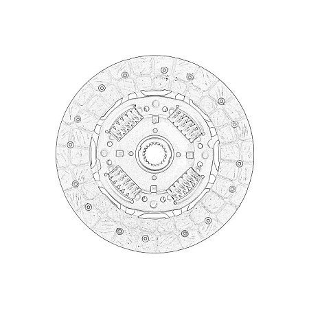 Disc ambreiaj Clutch disc/plate 215mm TOYOTA AURIS AVENSIS COROLLA VERSO 1.6/1.8 11.06- OE TOYOTA 31250-05141