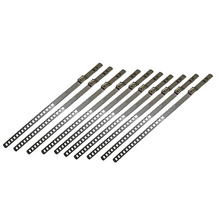 Colier furtun Cable tie tape A2 10pcs colour: neagra width 7 mm length 40/110mm max diam 110mm material: metal DRESSELHAUS 4731/000/17 40X110