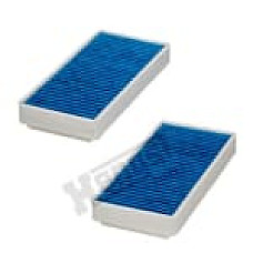 Filtru, aer habitaclu Filtru habitaclu anti-alergic cu carbon activat MERCEDES E T-MODEL S210 E W210 S C215 S W220 MAYBACH 57 2.0-6.3 06.95-12.12 HENGST E942LB-2