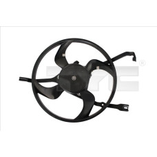 Ventilator, radiator Ventilator radiator cu carcasa  CITROEN C2 C3 I C3 II C3 PLURIEL DS3 PEUGEOT 1007 207 1.1-1.6D 02.02- TYC TYC 805-0019