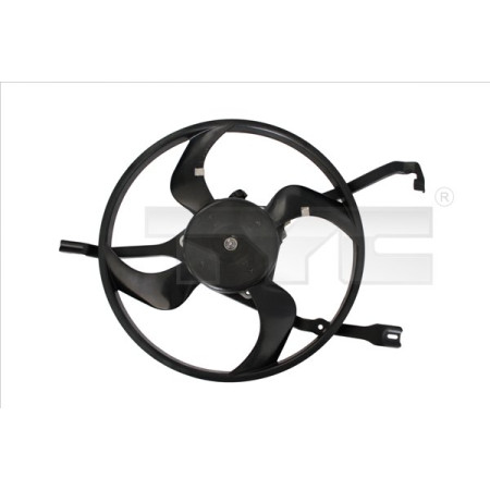 Ventilator, radiator Ventilator radiator cu carcasa  CITROEN C2 C3 I C3 II C3 PLURIEL DS3 PEUGEOT 1007 207 1.1-1.6D 02.02- TYC TYC 805-0019