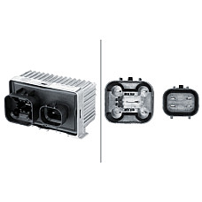 Unitate de control,bujii incandescente Controler / releu al dopurilor incandescente CITROEN JUMPER II FORD RANGER TOURNEO CUSTOM V362 TRANSIT TRANSIT CUSTOM V362 TRANSIT TOURNEO TRANSIT V363 2.2D/2.4D/3.2D 04.06- HELLA 4RV008 188-671