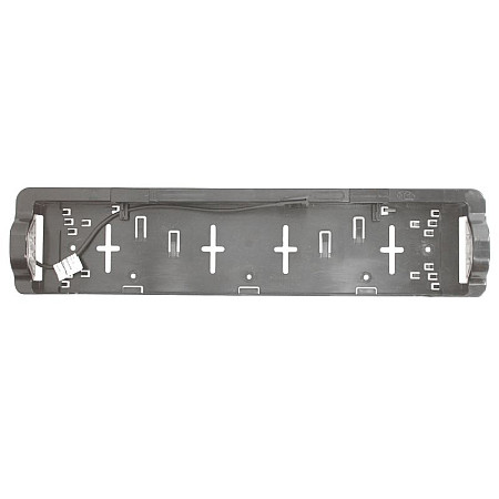 Rama pentru numar de inmatriculare Registration plate frame height: 150mm width: 633mm thickness: 60mm with plate lighting 24V hose length 500mm LED wire with clasp for flat wire ASPOCK A36-3764-007