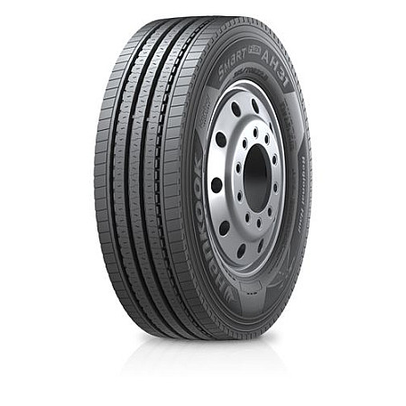 Anvelopa ax fata LKW 3003381 Smart Flex AH31 HANKOOK Anvelopa camion Regional Directie M+S 3PMSF 148/145M etichete: Din data de 01.05.2021: eficienta combustibil - C aderenta pe teren umed - C clasa de masurare HANKOOK 275/70R22.5 CHA AH31K