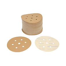 Abrazivi GOLD Hartie abraziva: disc scai numar gauri: 7 gradatie: P220 diametru:150mm culoare: bej ambalaje 100 buc SUNMIGHT SUN52611
