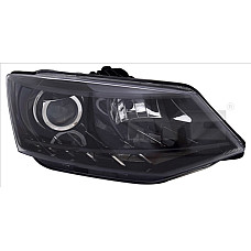 Far Headlamp L H7/H7/LED electric with motor  SKODA FABIA III 12.14-03.18 TYC TYC 20-15032-06-2