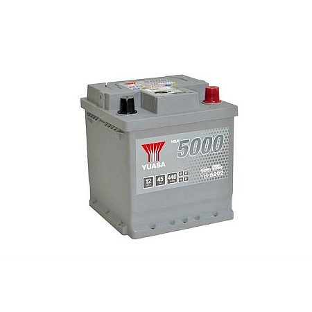 Acumulator Pornire Battery YUASA 12V 45Ah/440A YBX5000 Silver High Performance SMF R+ standard 175x175x190 B13 starting YUASA YBX5202