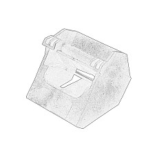 Centura/Grinda/Intarirea centurii Radiator mounting bottom R brackets BMW 5 E60 5 E61 6 E63 6 E64 2.0-5.0 12.01-12.10 OE BMW 17 11 7 542 517