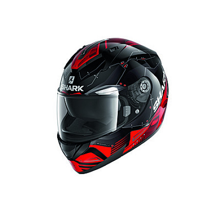 Cati integrale Casca casca cu fata intreaga SHARK RIDILL 1.2 MECCA culoare negru/rosu marime S SHARK HE0537E-KRS-S