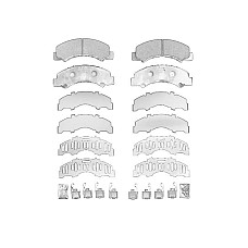 Set placute de frana Spate ISUZU GRAFTER N 5TH GENERATION 4JJ1-TC-RZ4E-TCENGRDZEU6B 07.06- OE ISUZU ISU8982169210