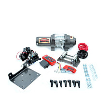 Troliu ATV ATV and quad winches Highlander towed weight 2041kg 19HP voltage 12V transmission 3-step planetary reduction 136:1 rope type steel 15m brake type automatic DRAGON WINCH DWH4500HD