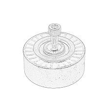 Rola ghidare/conducere, curea transmisie Poly V-belt pulley FIAT 500X LINEA TIPO JEEP RENEGADE 1.6 10.11- OE FIAT 51882514