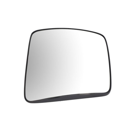 Sticla oglinda, oglinda retrovizoare exterioara Side mirror glass R 219 x196mm with heating SCANIA LPGRS 06.17- MEKRA 191019314099