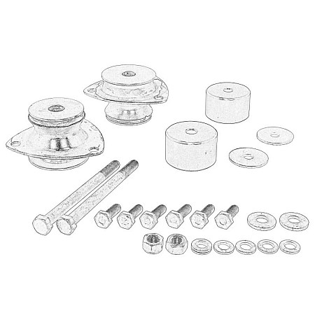 Set reparatie, lagare cabina sofer Set de reparatie a inclinarii cabinei Fata IVECO DAILY IV DAILY VI 05.06- OE IVECO 42471165