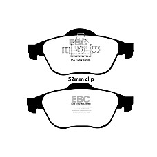 Set placute frana,frana disc Brake pads - tuning Yellow Stuff road approval RENAULT LAGUNA II LAGUNA III TWINGO II WIND 1.2-2.0D 03.01- EBC POLSKA DP41394R
