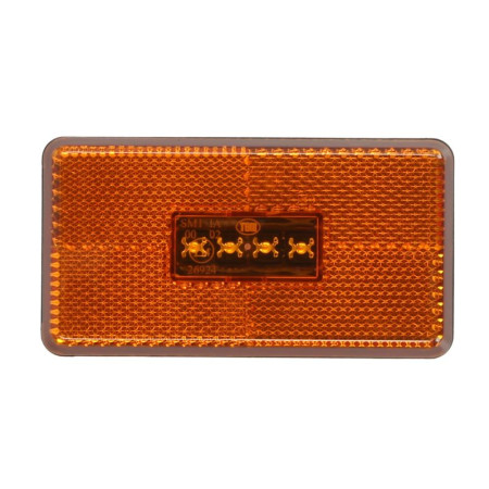 Lampa gabarit Outline marker lights L/R orange 4 LED height 54mm width 104mm 12/24V in side boot between axles SCANIA LPGRS 09.16- GIANT 131-SC01276A
